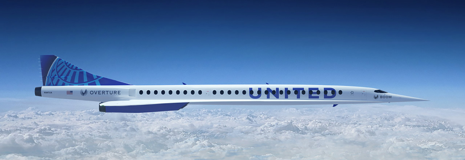 United Airlines Supersonic Boom