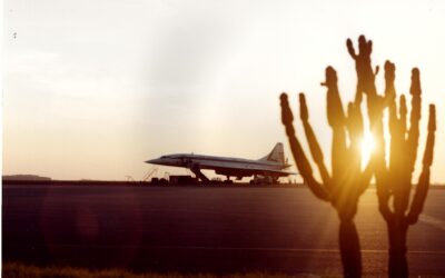 Air France Concorde at Sunset