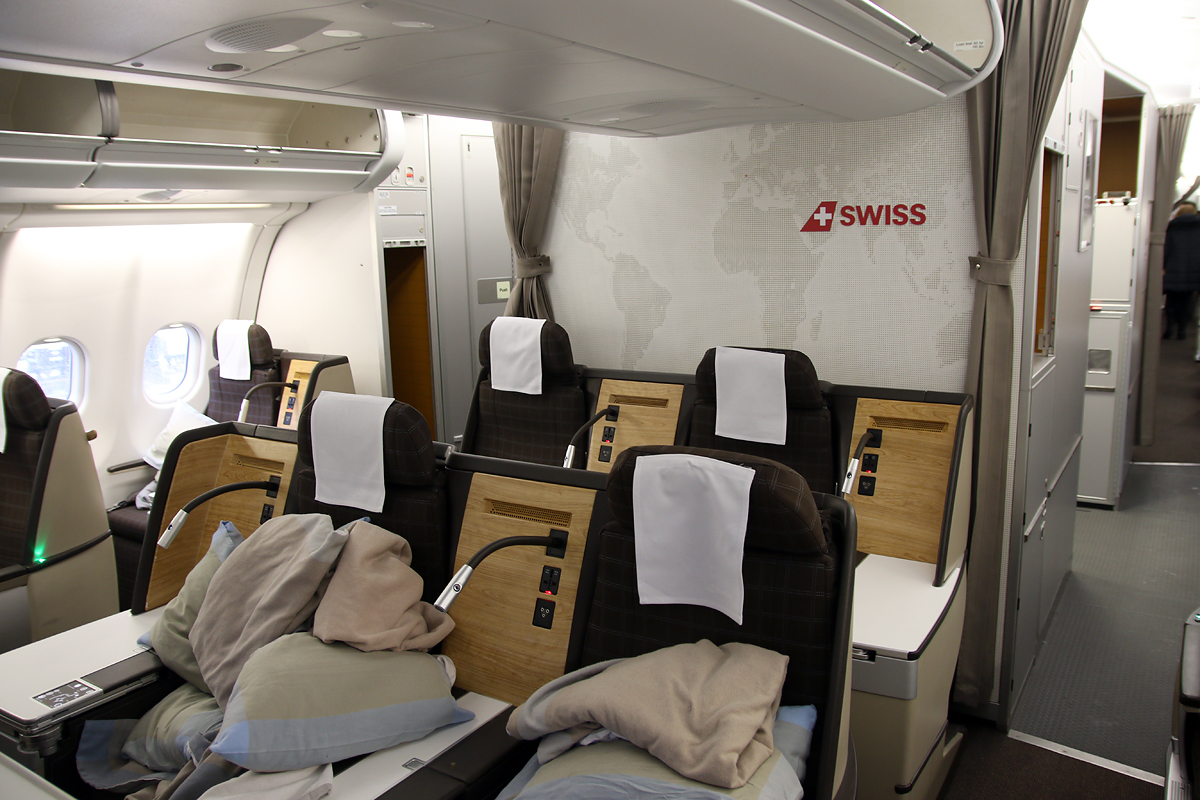 Swiss Airbus A340-300 Business Class - Flightcon.net