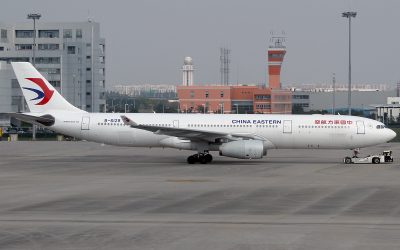 China Eastern Airbus A330 at Shanghai Airport (SHA)